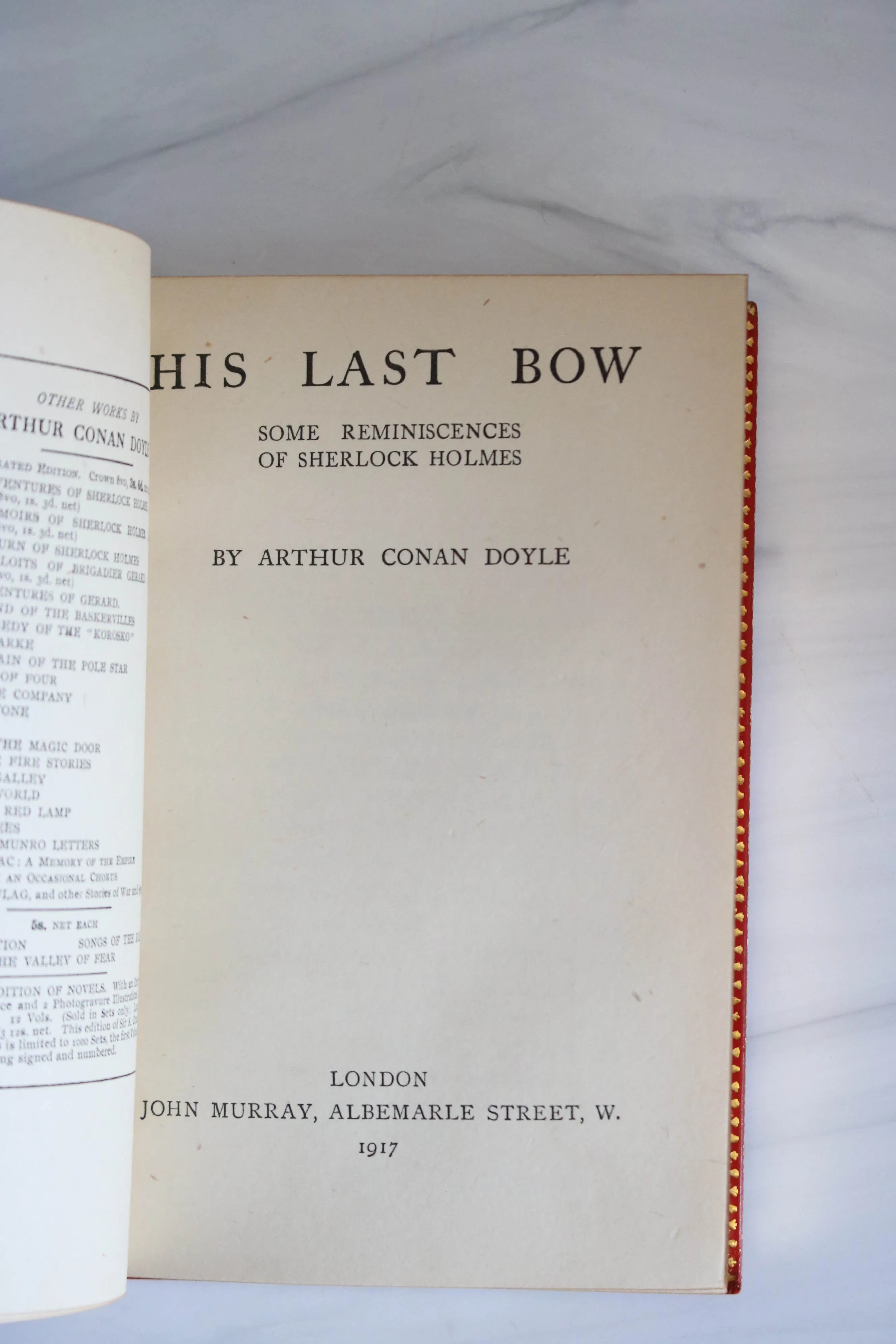 -His Last Bow*