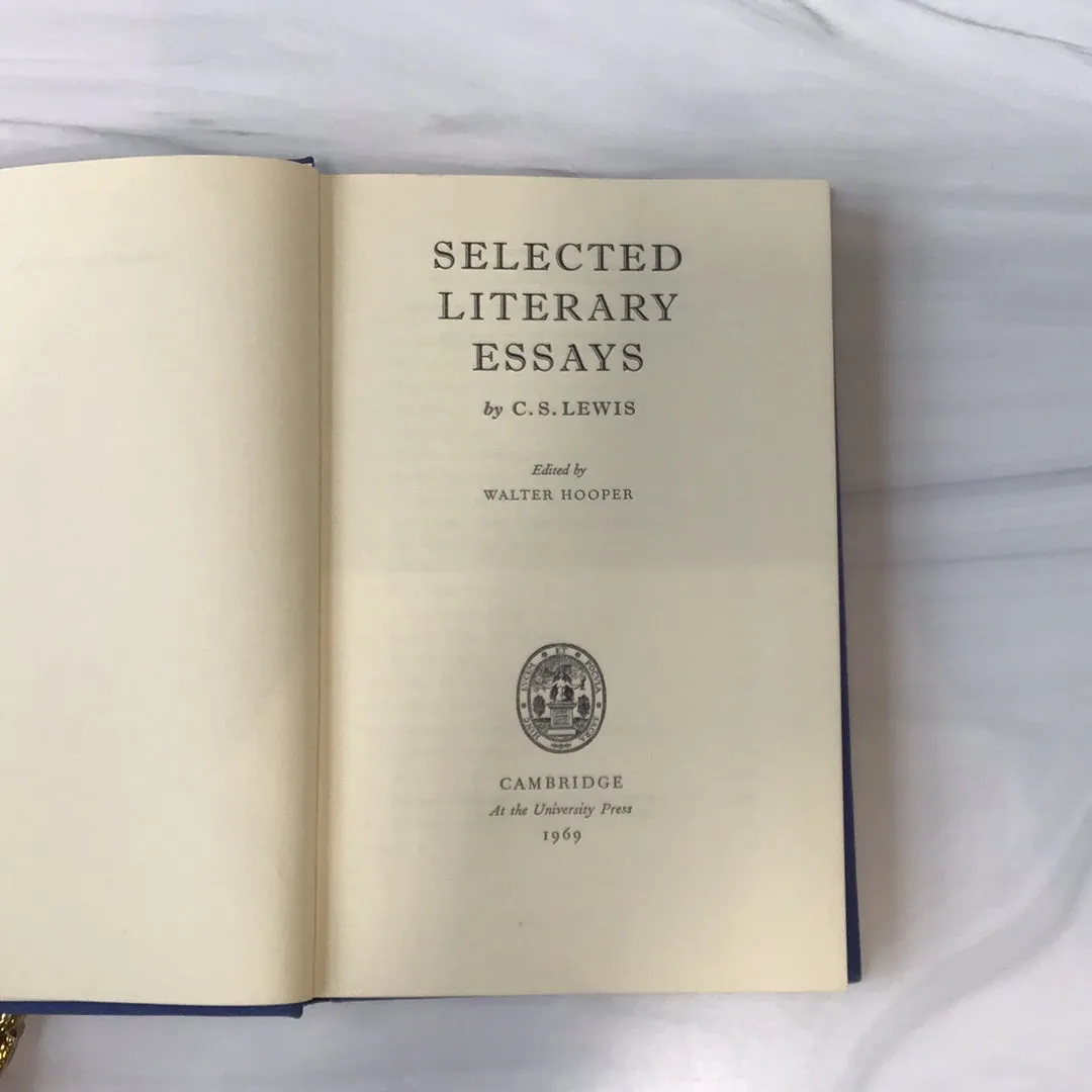 -Selected Literary Essays*
