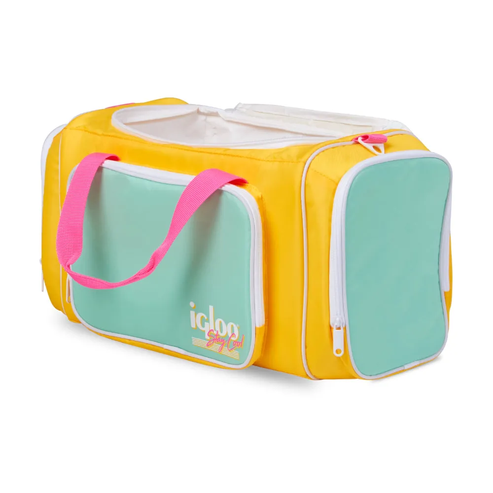 00060965-Igloo-Retro Duffel Bag Cooler  - Yellow