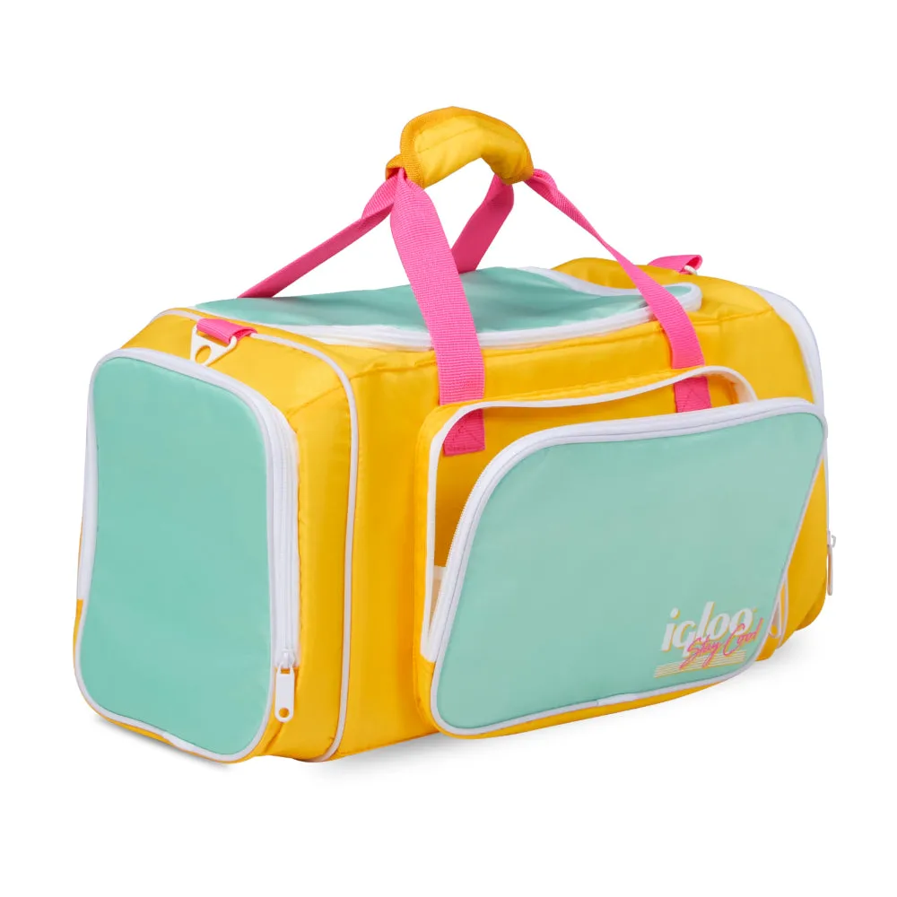 00060965-Igloo-Retro Duffel Bag Cooler  - Yellow