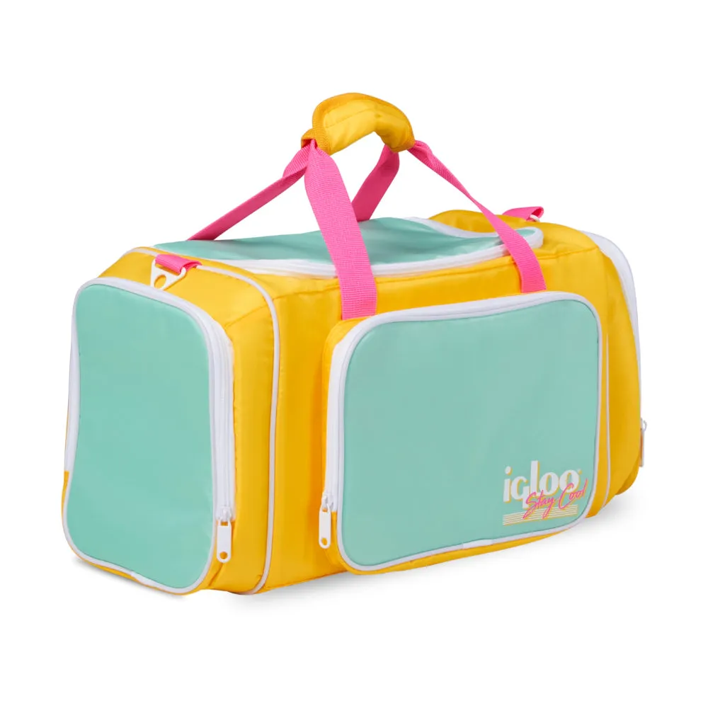 00060965-Igloo-Retro Duffel Bag Cooler  - Yellow