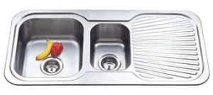 1 & 1/2 bowl single drainer