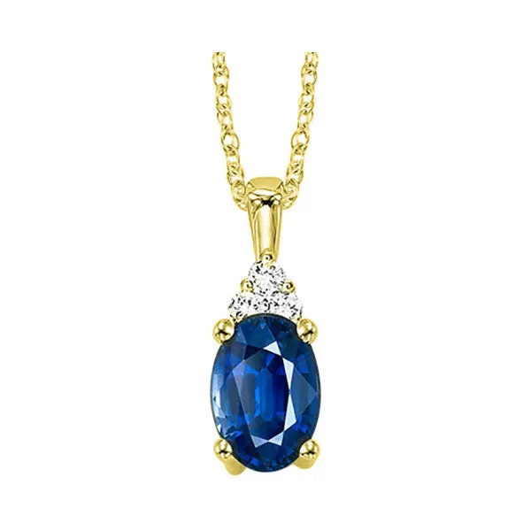 10KT Yellow Gold & Diamond Stunning Neckwear Pendant  - 1/10 ctw