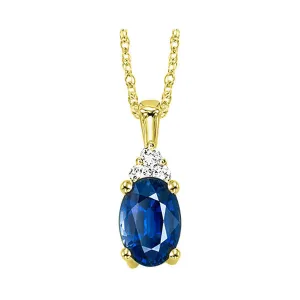 10KT Yellow Gold & Diamond Stunning Neckwear Pendant  - 1/10 ctw