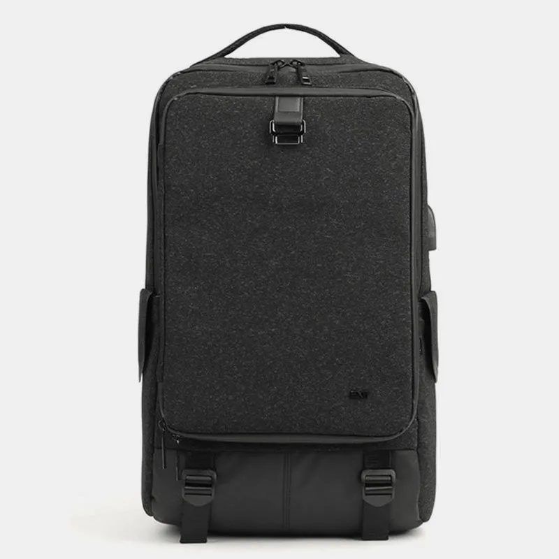 15 Inch Business Durable Travel Laptop Backpack with USB Charging Port Headphone Jack