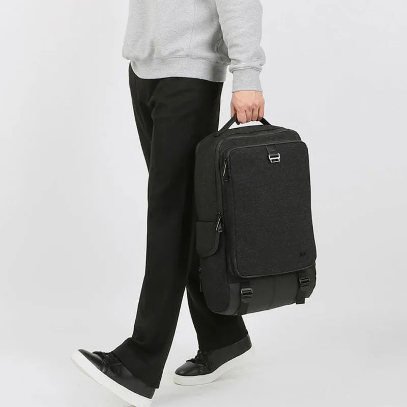 15 Inch Business Durable Travel Laptop Backpack with USB Charging Port Headphone Jack