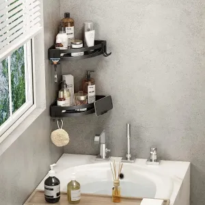 2 Pack Shower Corner Caddy/No Drill Organizer