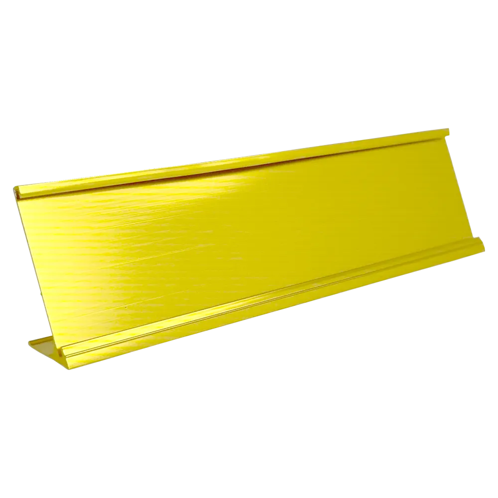 2X8 Gold Metal Desk Holder