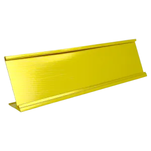 2X8 Gold Metal Desk Holder