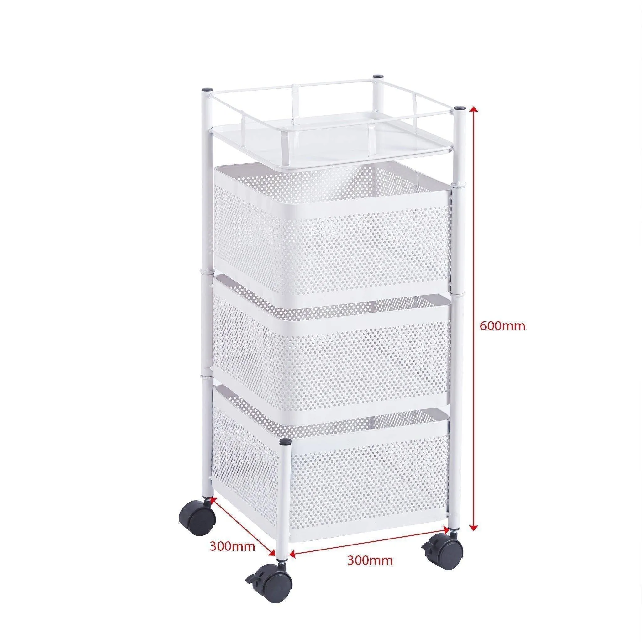 3 Tier Cubic Storage Cart - SF-105