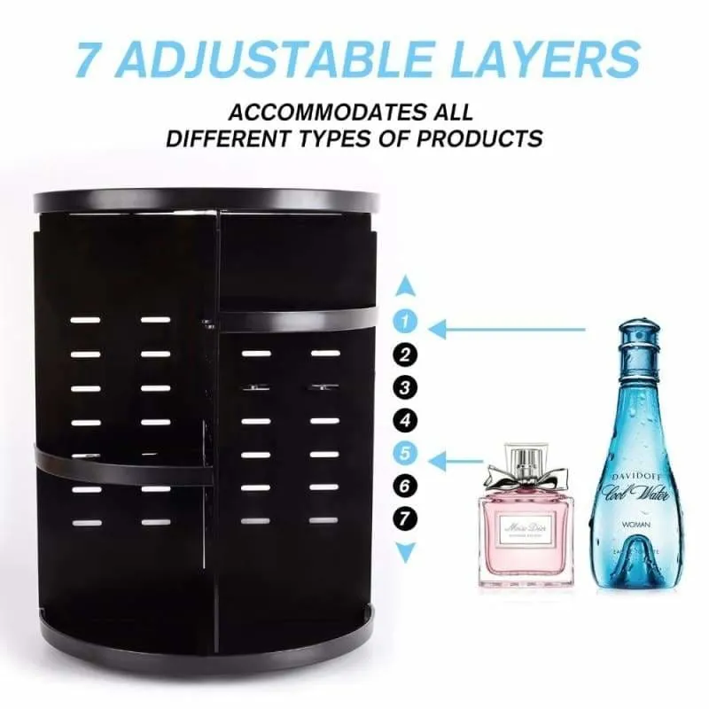 360 Degree Makeup Organizer