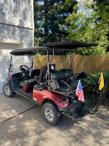 4 or 6 Seater Golf Cart Extension Top