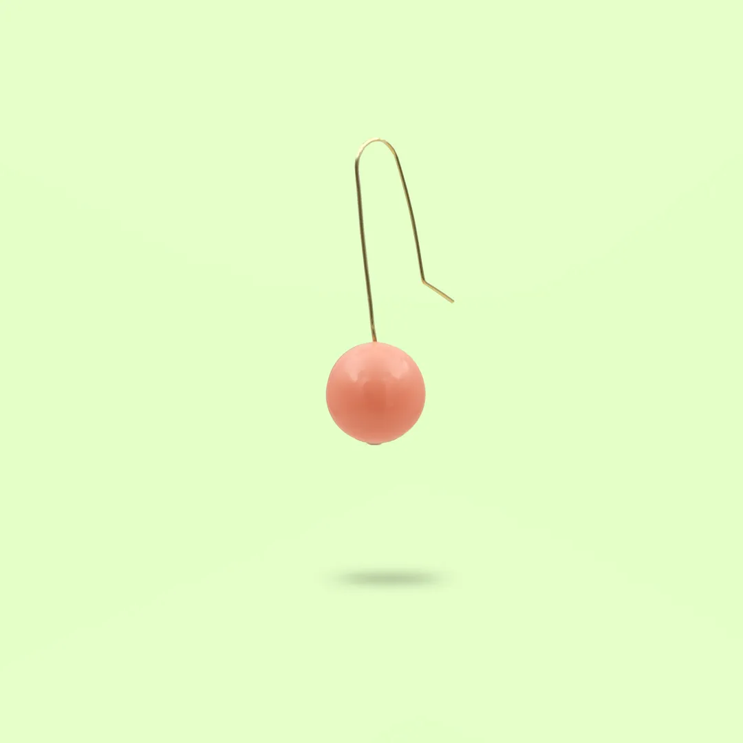 Abstract Collection - Blush Pearl Earrings