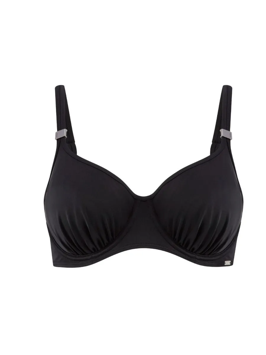 Anya Balconette Bikini Top - Black