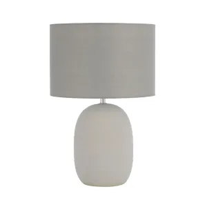 Arbro Grey Ceramic Modern Table Lamp