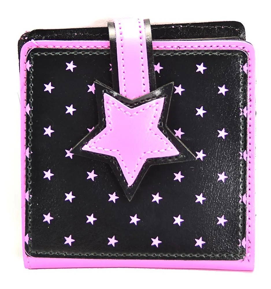 AssortedWallet With Black Stars Printed