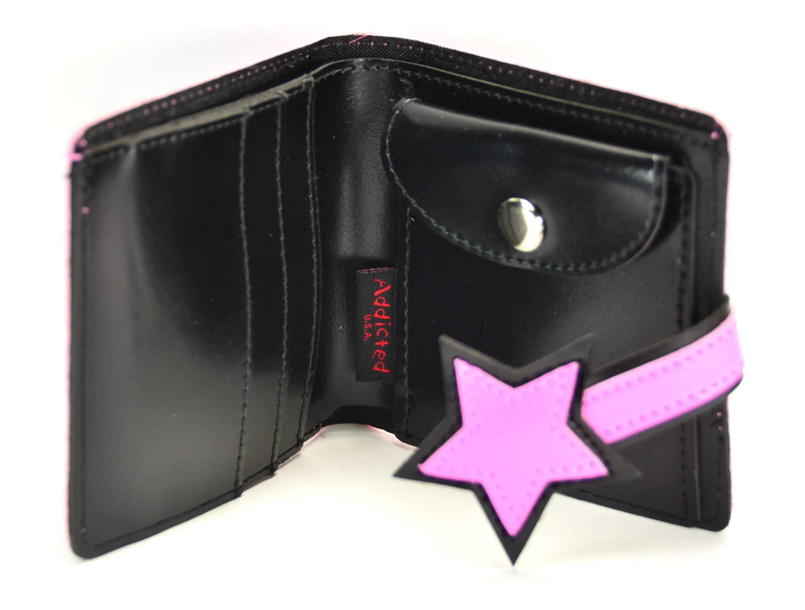 AssortedWallet With Black Stars Printed
