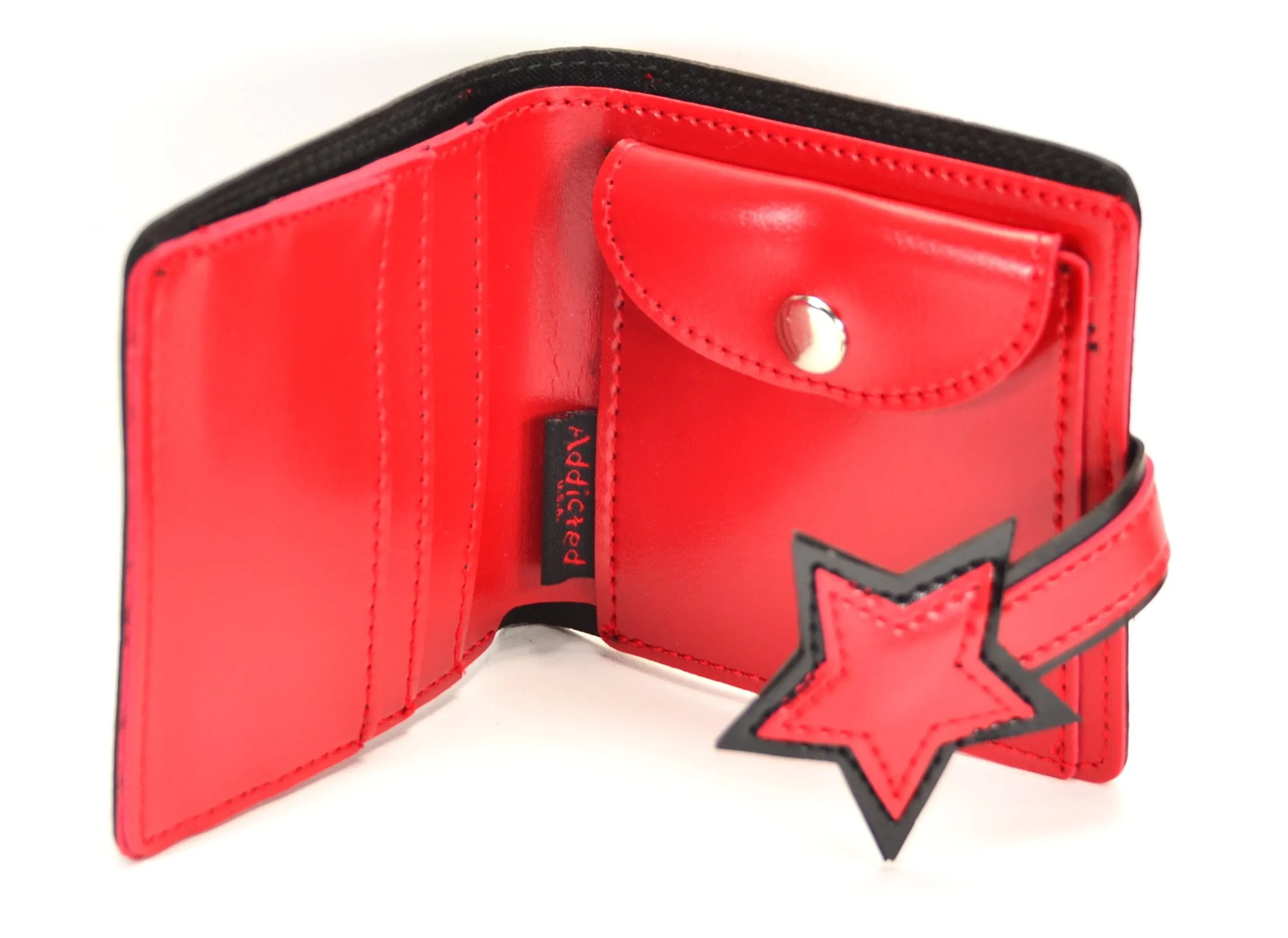 AssortedWallet With Black Stars Printed