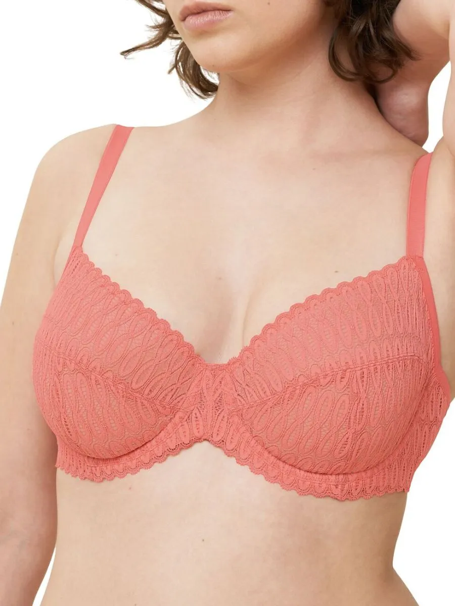 Aura Spotlight Full Cup Bra - Sugar Coral