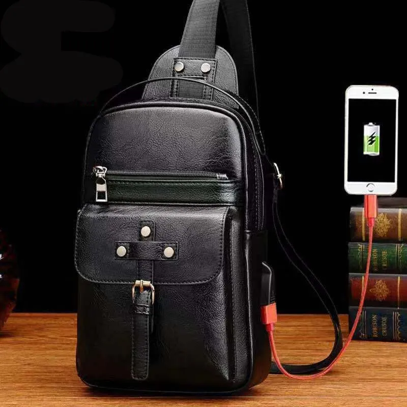 Backpack Waist Shoulder bag compatible with Ebook, Tablet and for AZUMI A50C (2019) - Black