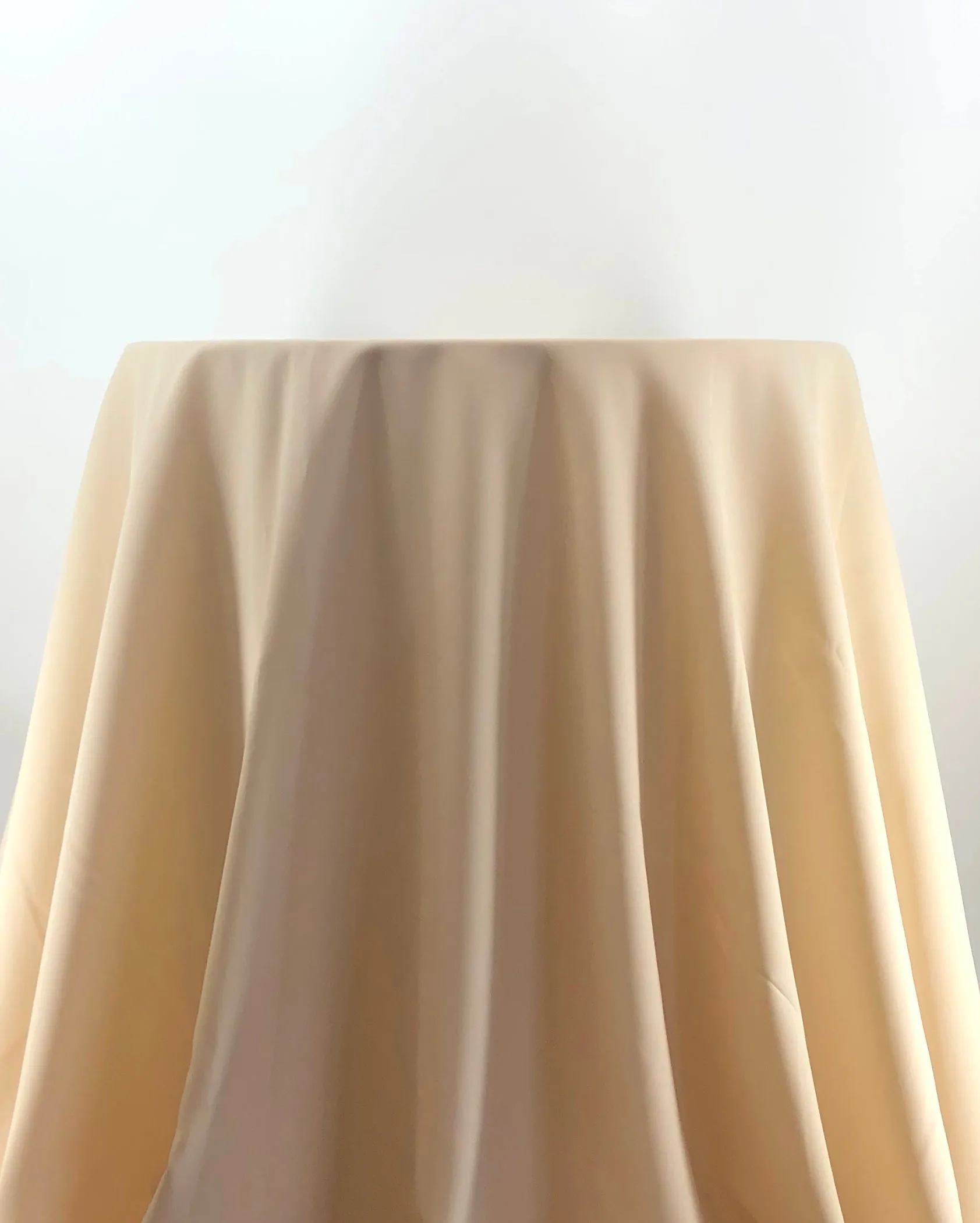 Beige Polyester Tablecloth