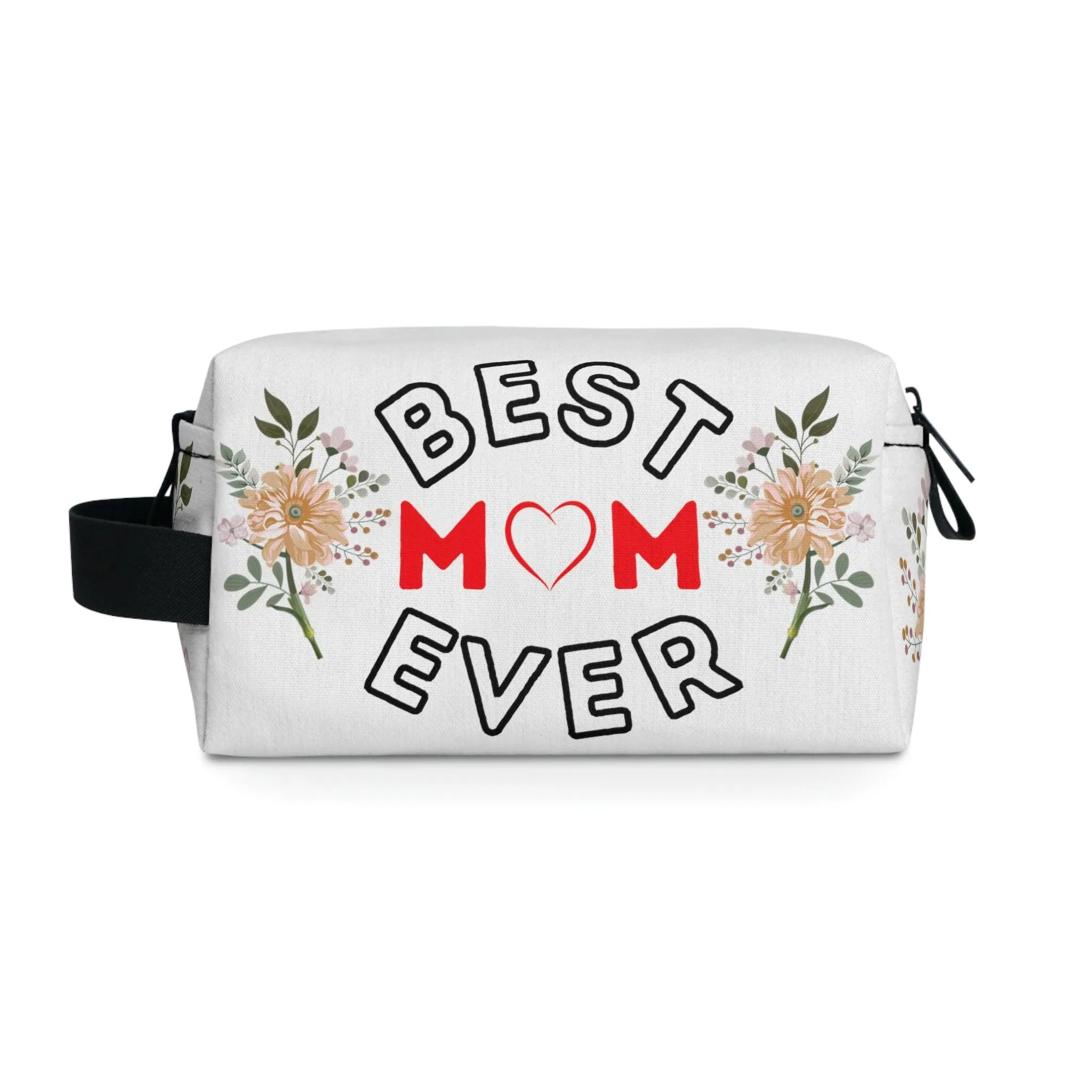 Best Mom Ever Makeup Bag | Cosmetic Bag | Travel bag | Toiletry Bag Women | Cute makeup bag | Makeup pouch | Aesthetic makeup bag