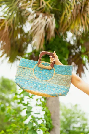 Best Vacay Handbag, TURQUOISE