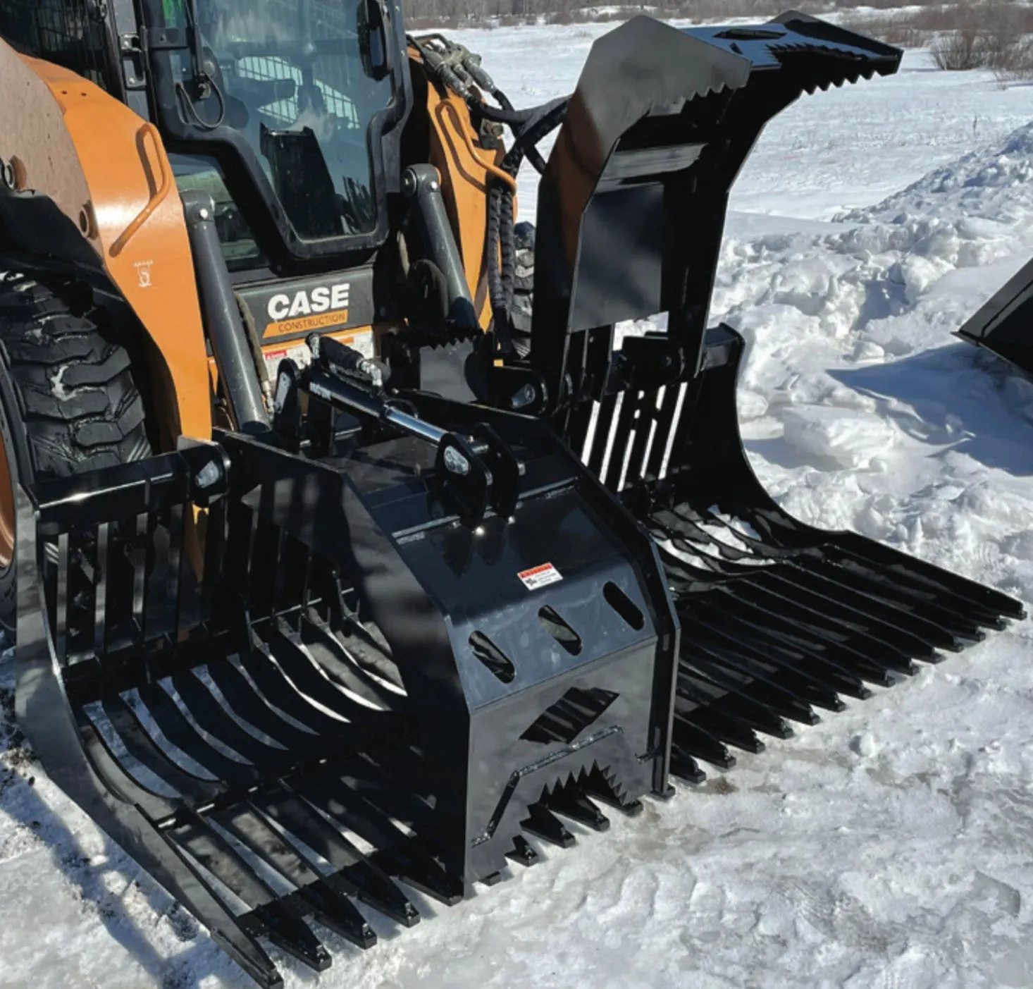 Bigtoolrack Brush Bucket With Grapple