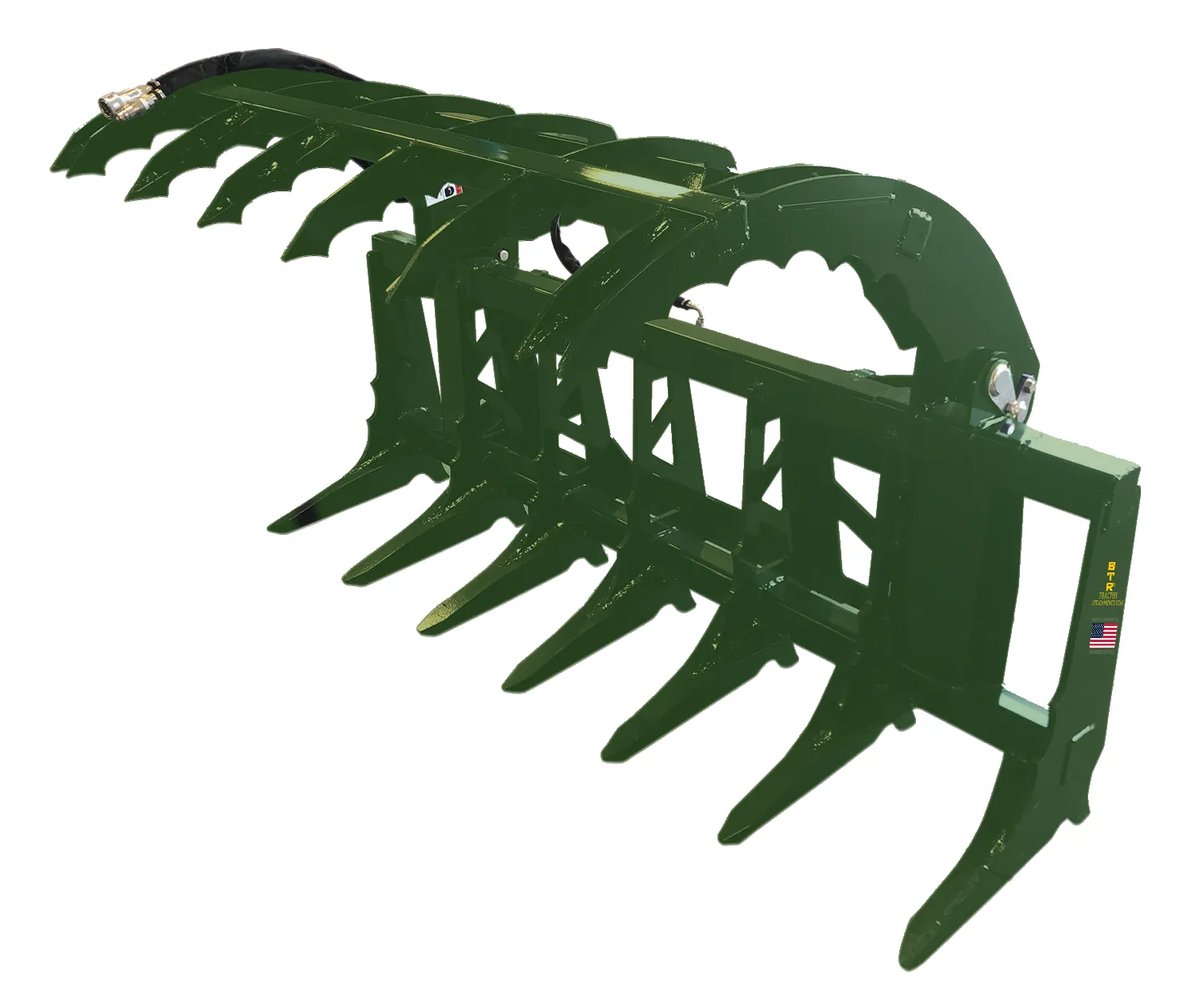 Bigtoolrack Extreme Granite Grapple Fits John Deere Quick Attach Loaders (Short Lead times we have stock in most sizes)