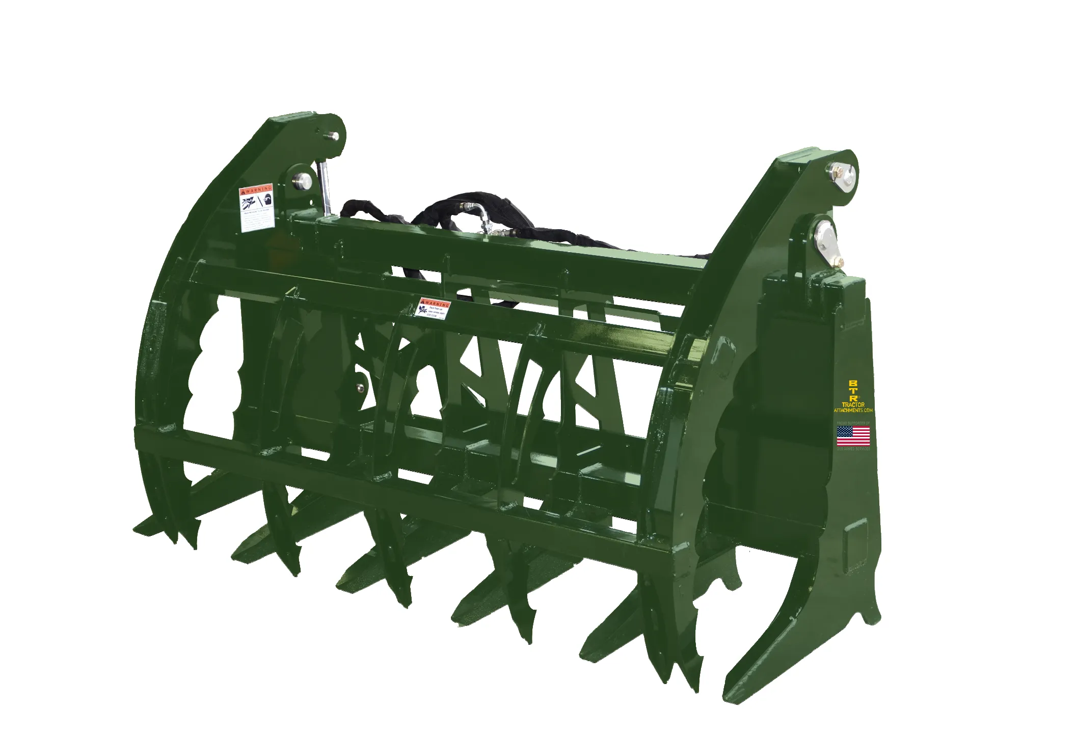 Bigtoolrack Extreme Granite Grapple Fits John Deere Quick Attach Loaders (Short Lead times we have stock in most sizes)