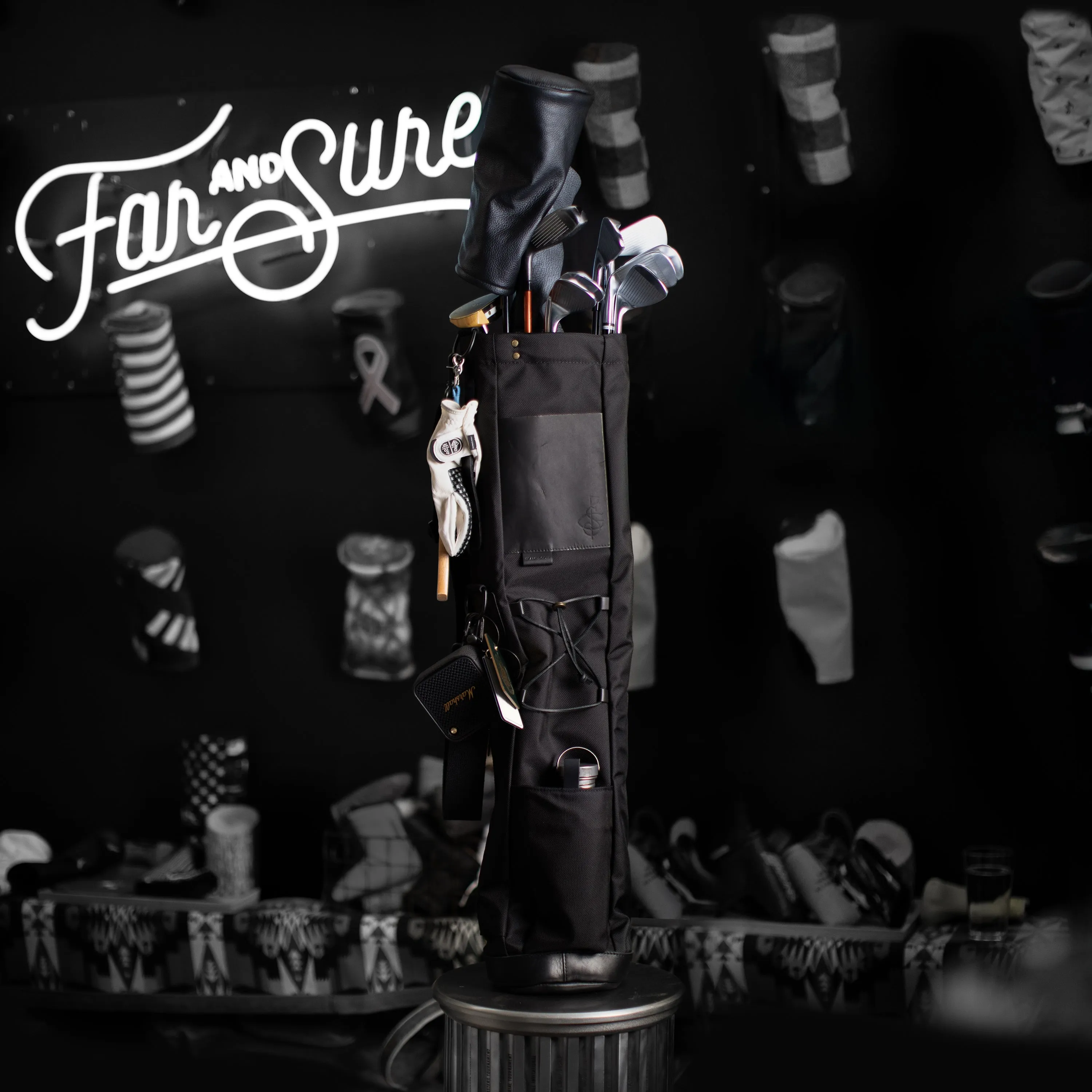 Black Ballistic Sunday Bag