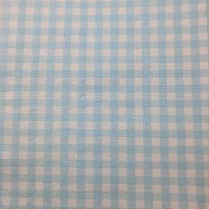 Blue Checks Welding Cap