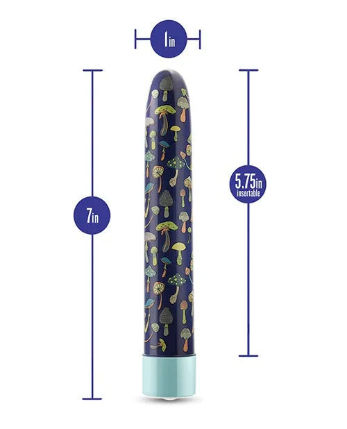 Blush Limited Addiction Dreamscape 7 inch Rechargeable Vibe - Blue