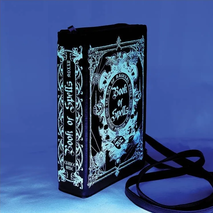 Book Of Spells Purse- GLOW IN THE DARK