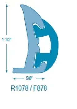 Boston Whaler 3 Piece OEM Rub Rail, **All Bright White**  - Fits Classic 9' - 17'