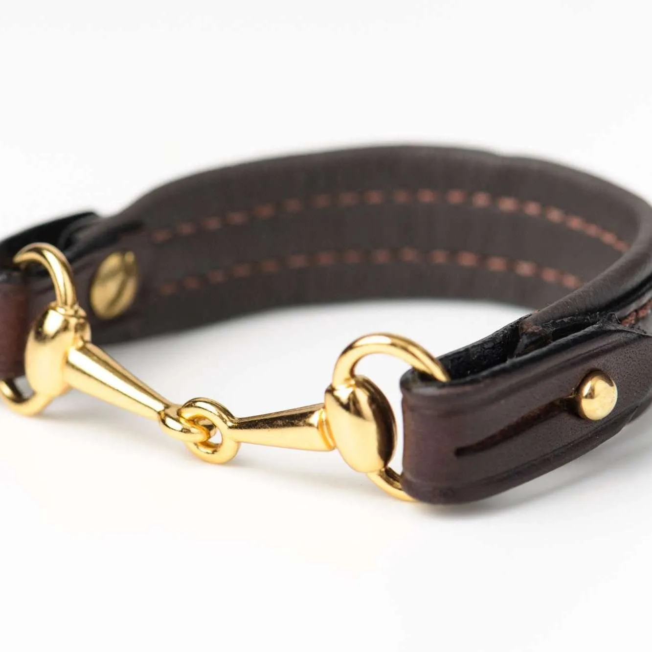 Brown Horse Bit Bracelet
