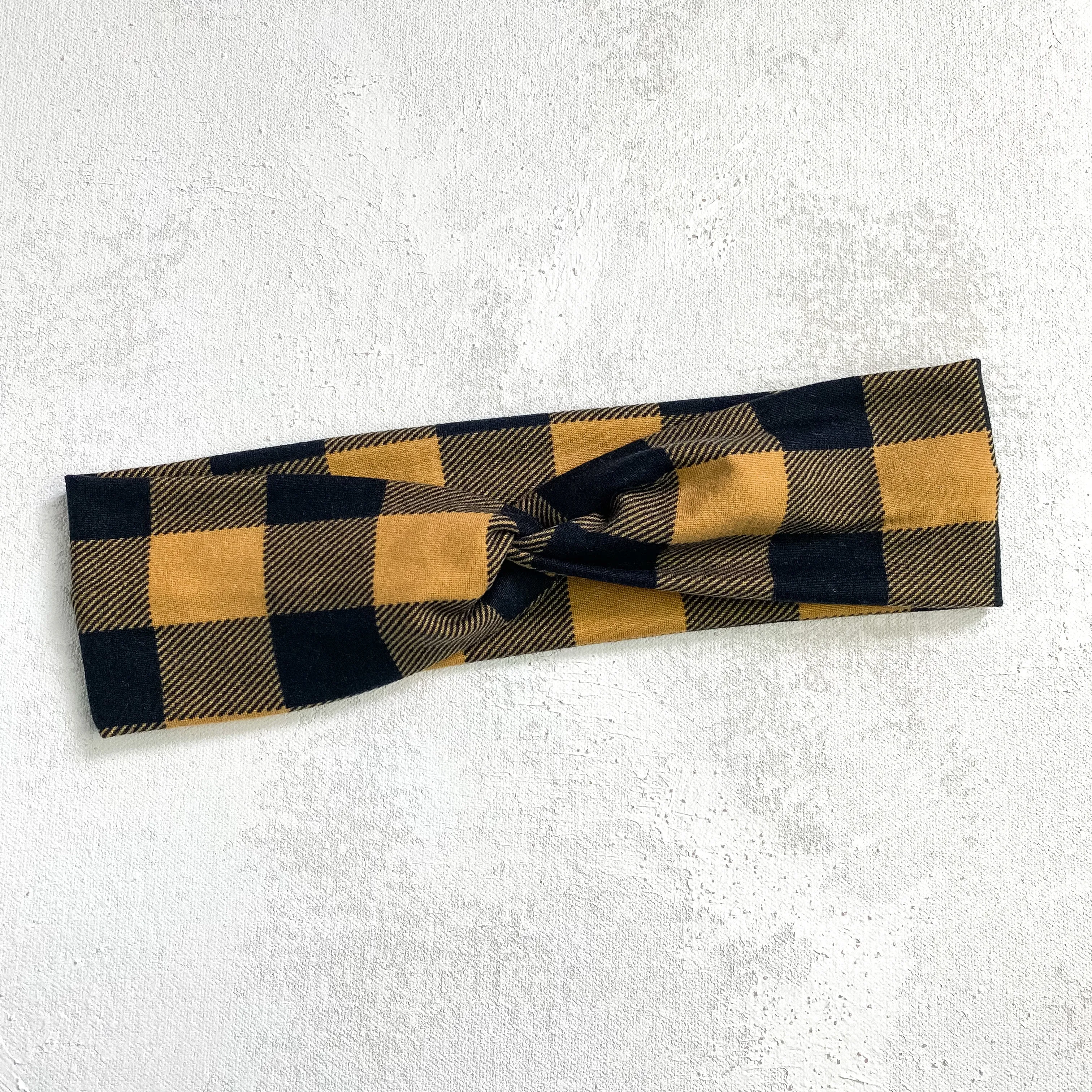Camel Plaid CLASSIC Headband