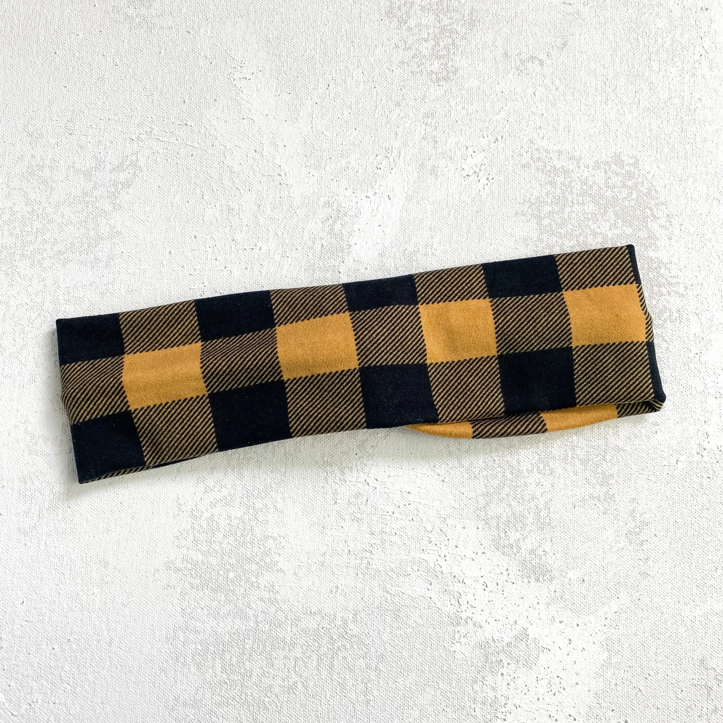Camel Plaid CLASSIC Headband