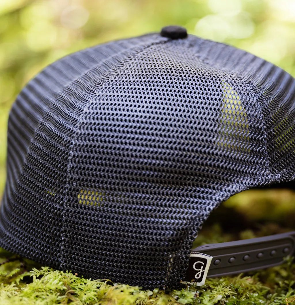 Campfire trucker wool/mesh cap - Navy