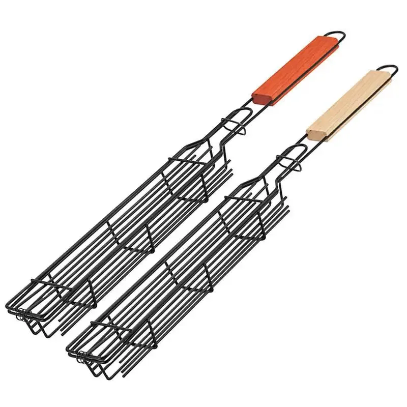Camping Grill Basket Portable Barbecue Grilling Basket BBQ Basket