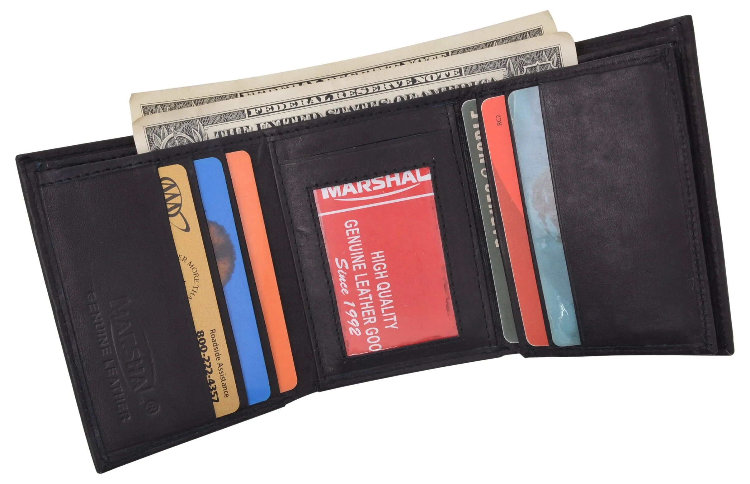 Cancer Zodiac Sign Bifold Trifold Genuine Leather Men's Wallets