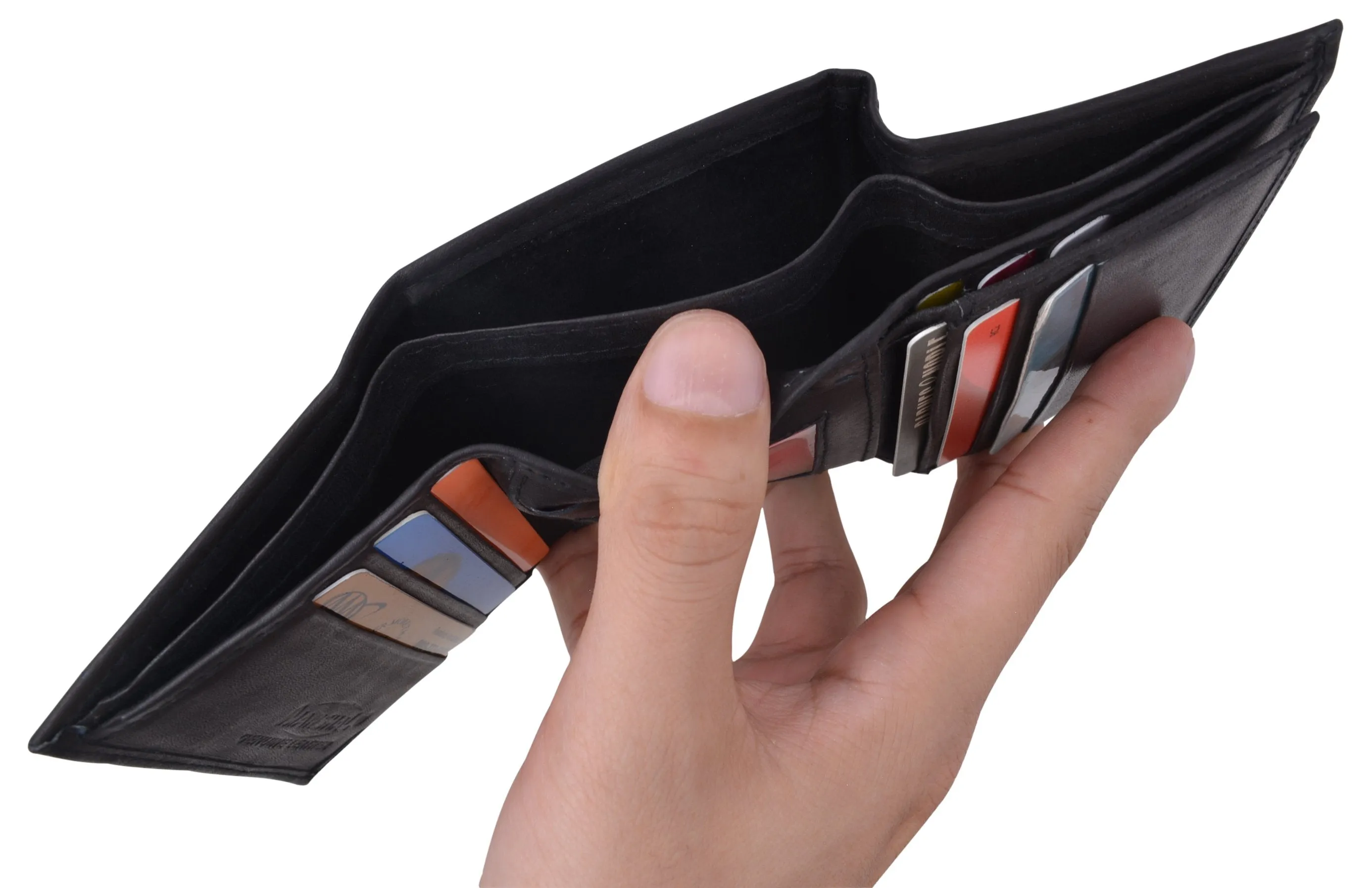 Cancer Zodiac Sign Bifold Trifold Genuine Leather Men's Wallets