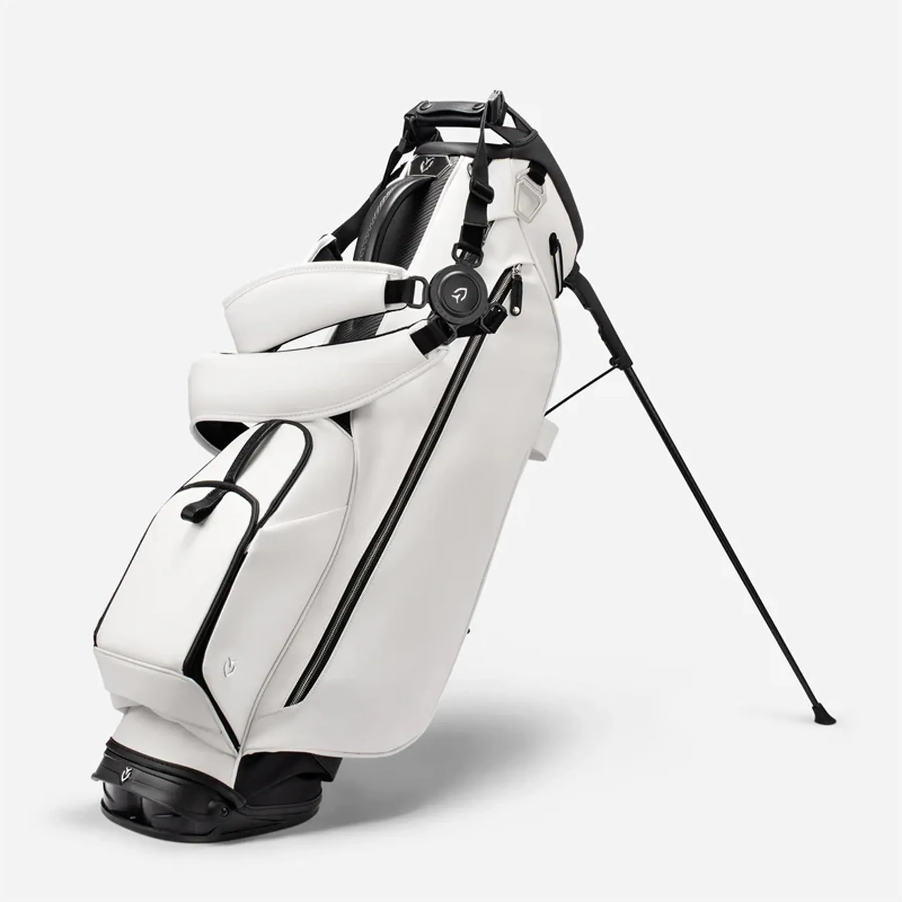 Carbon Lux Stand Bag Pebbled White - 2025