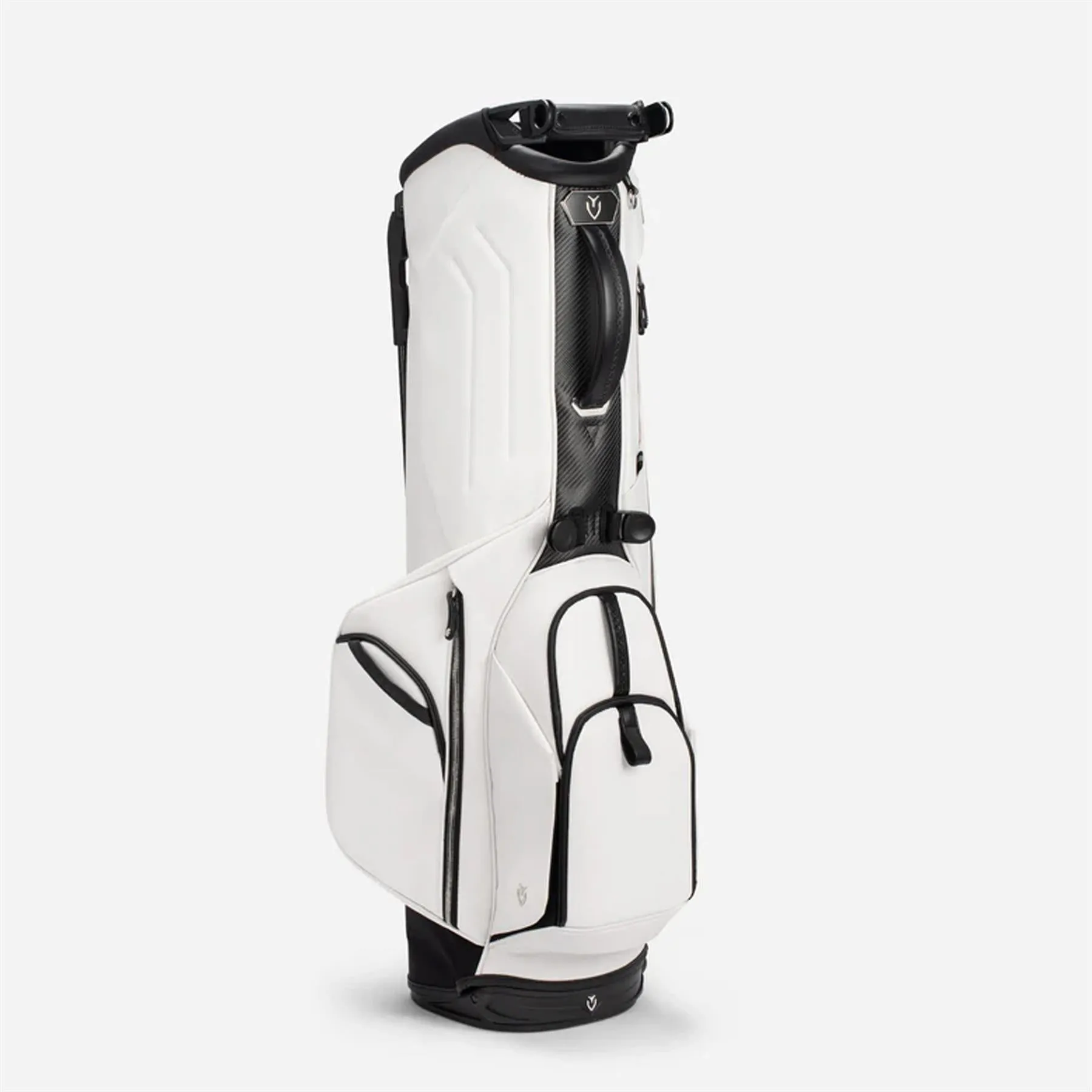 Carbon Lux Stand Bag Pebbled White - 2025