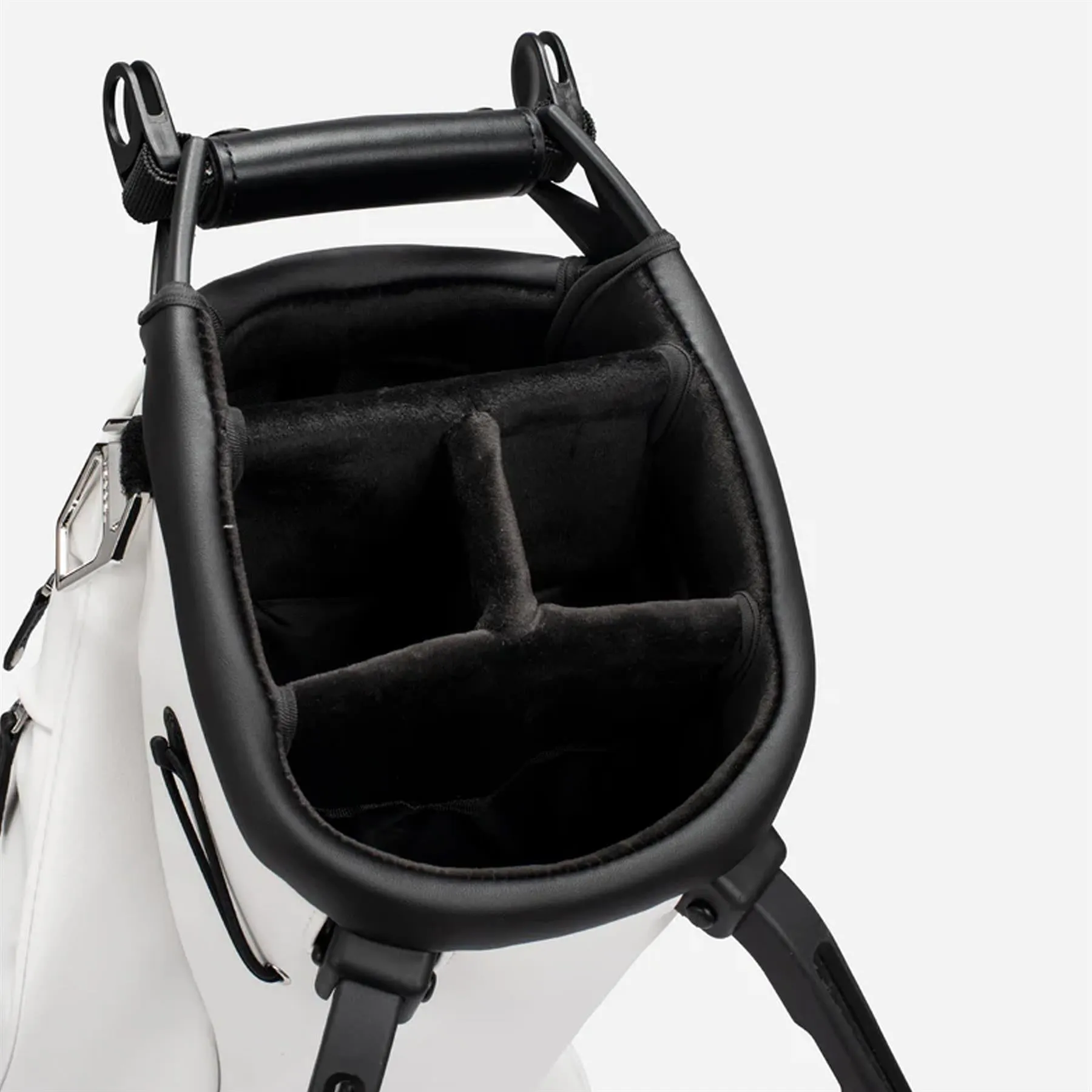 Carbon Lux Stand Bag Pebbled White - 2025