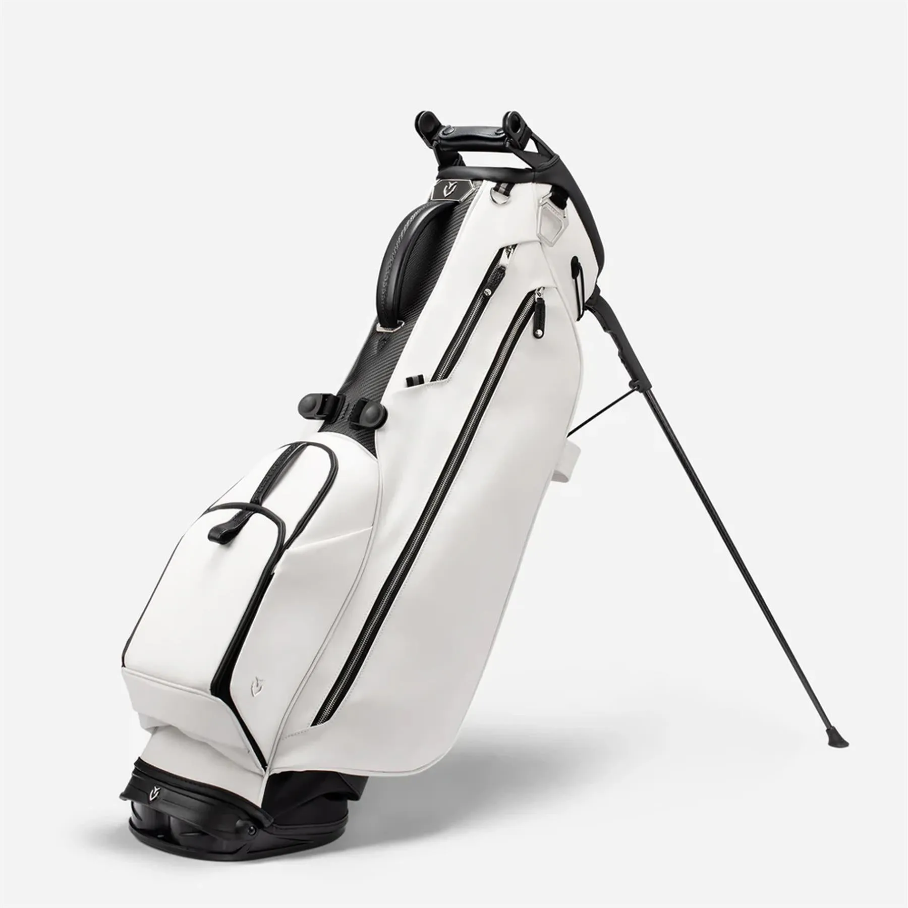 Carbon Lux Stand Bag Pebbled White - 2025