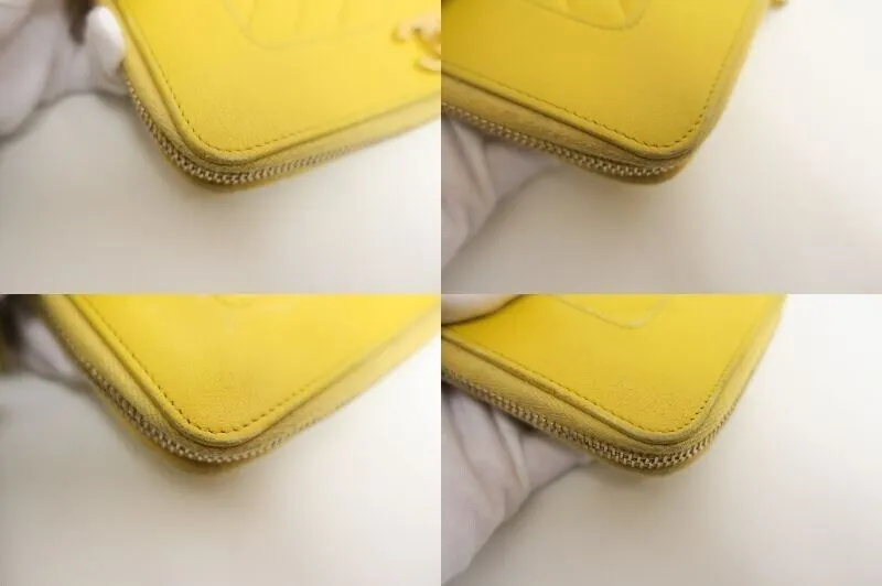 Chanel Chevron V Stitch Leather