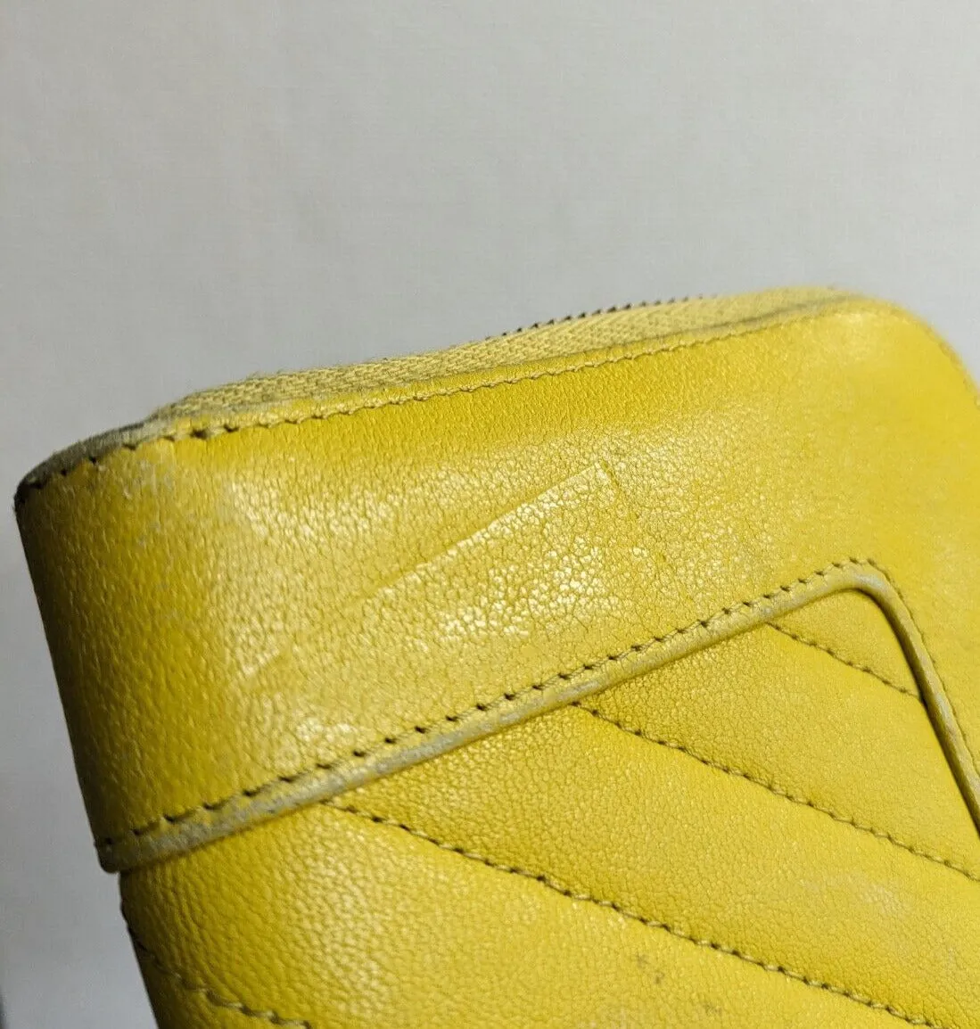 Chanel Chevron V Stitch Leather