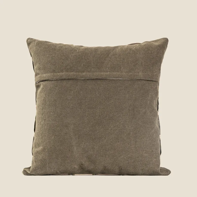 Chessboard Patterned Throw Pillow