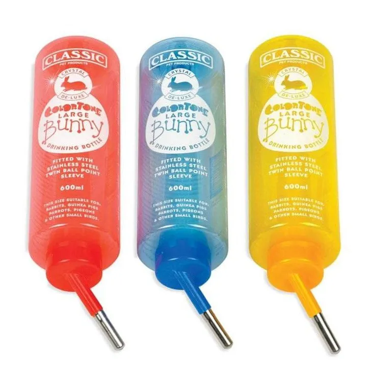 Classic Colourtone Large Bunny Water Bottle
